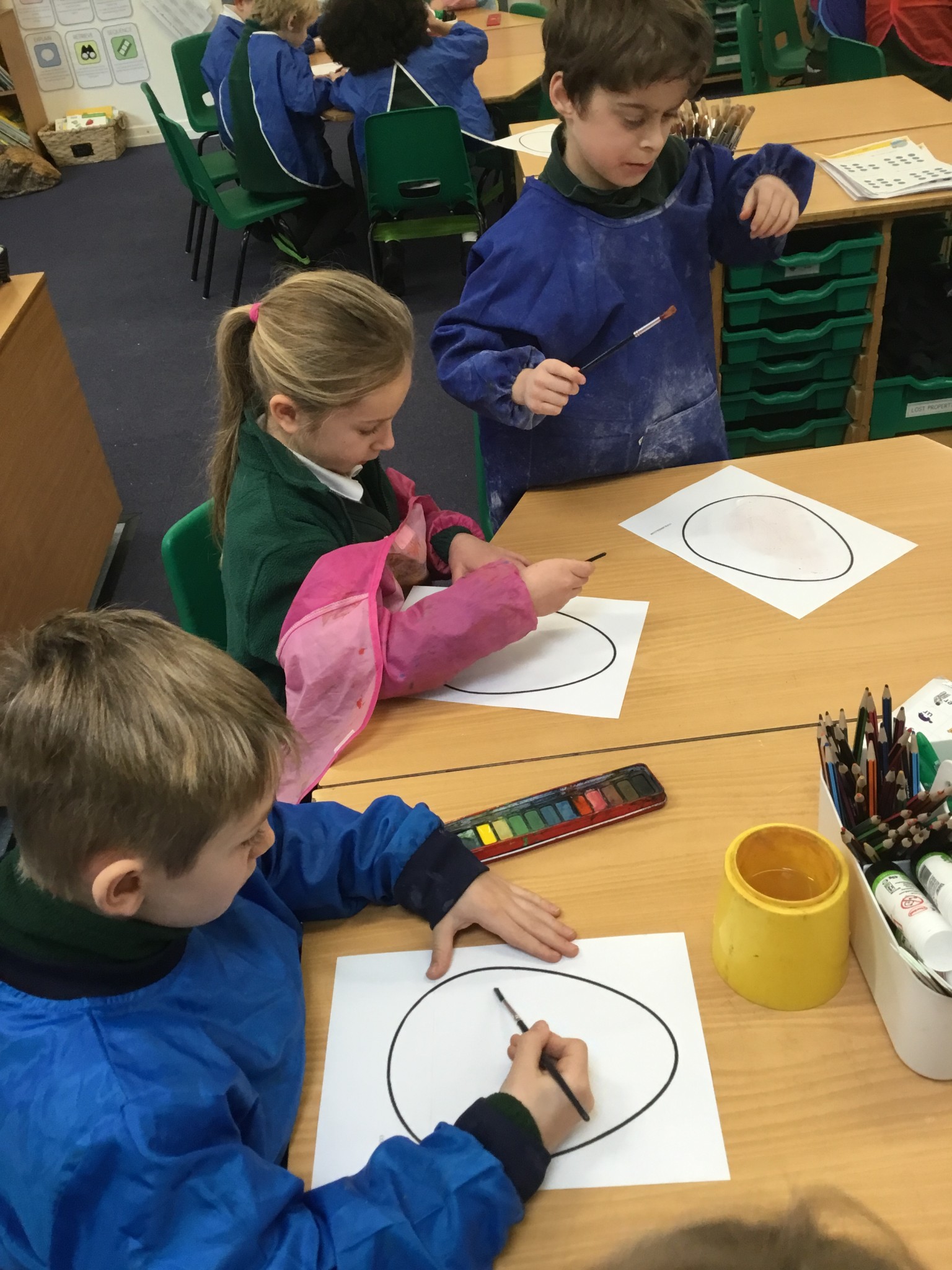 Watercolour dragon eggs