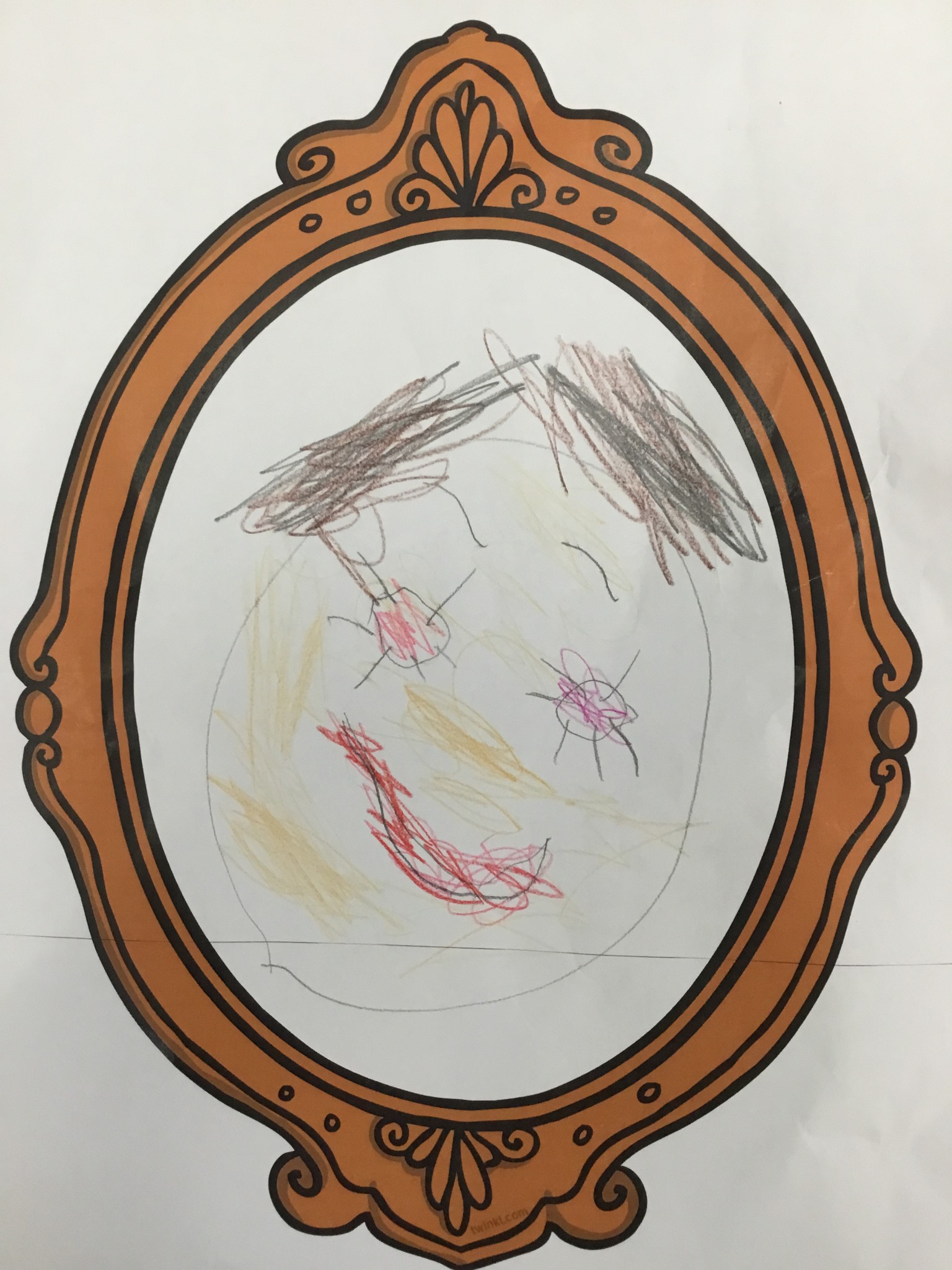 Portraits drawn in history lessons