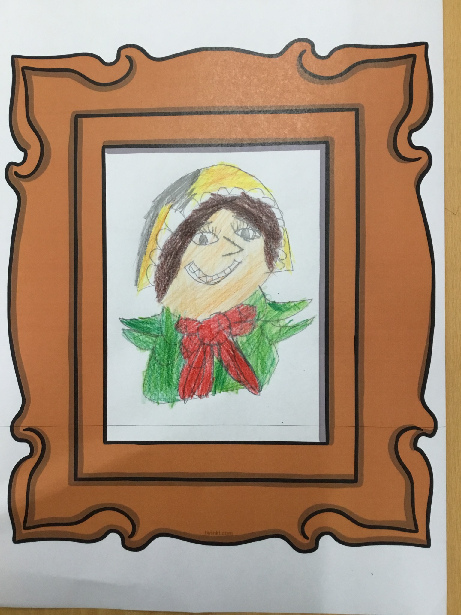 Portraits drawn in history lessons