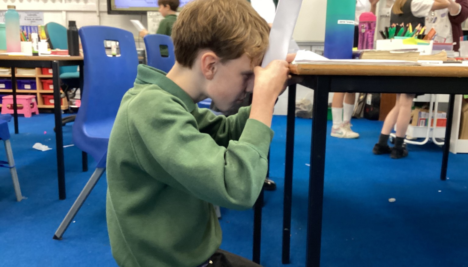 Investigation into how the laws of reflection are used in periscopes.