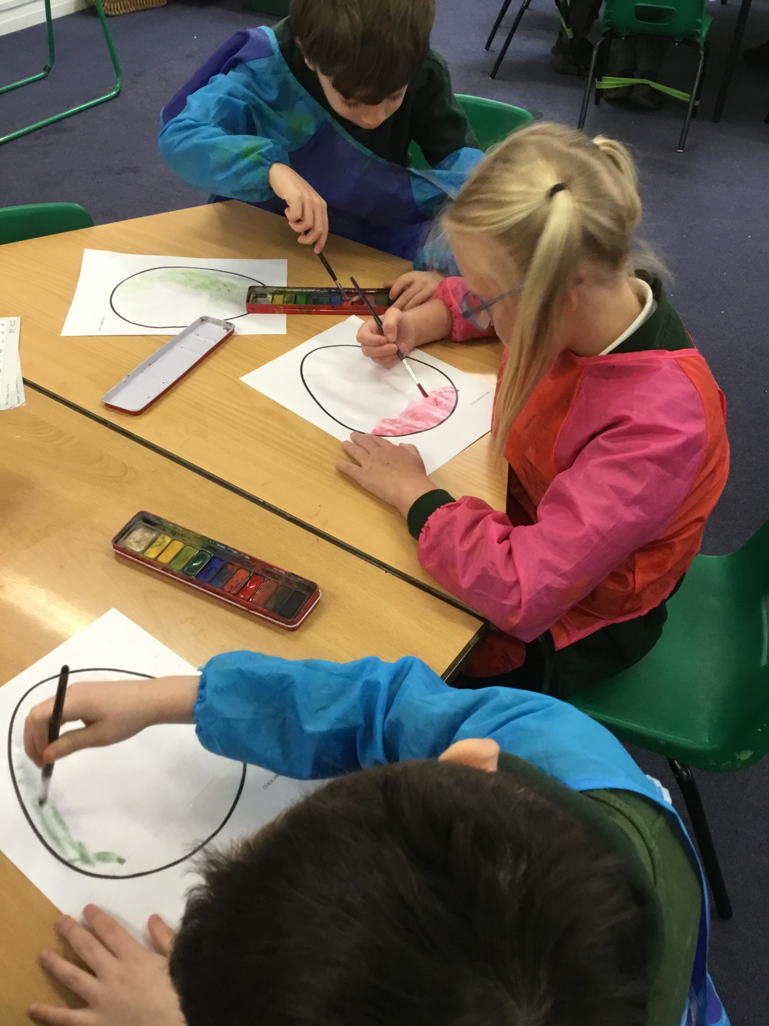 Watercolour dragon eggs