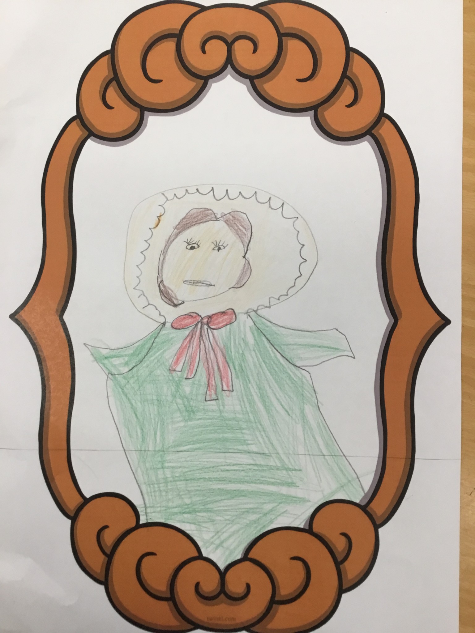 Portraits drawn in history lessons