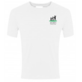  White T-shirt with/without logo 