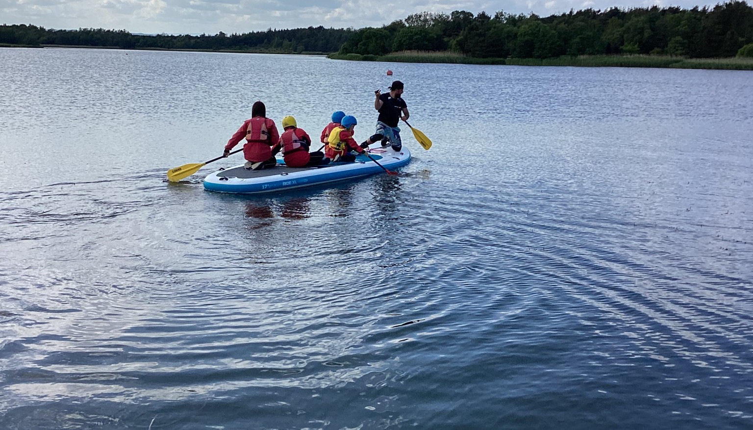 Participating in a variety of adventurous activities