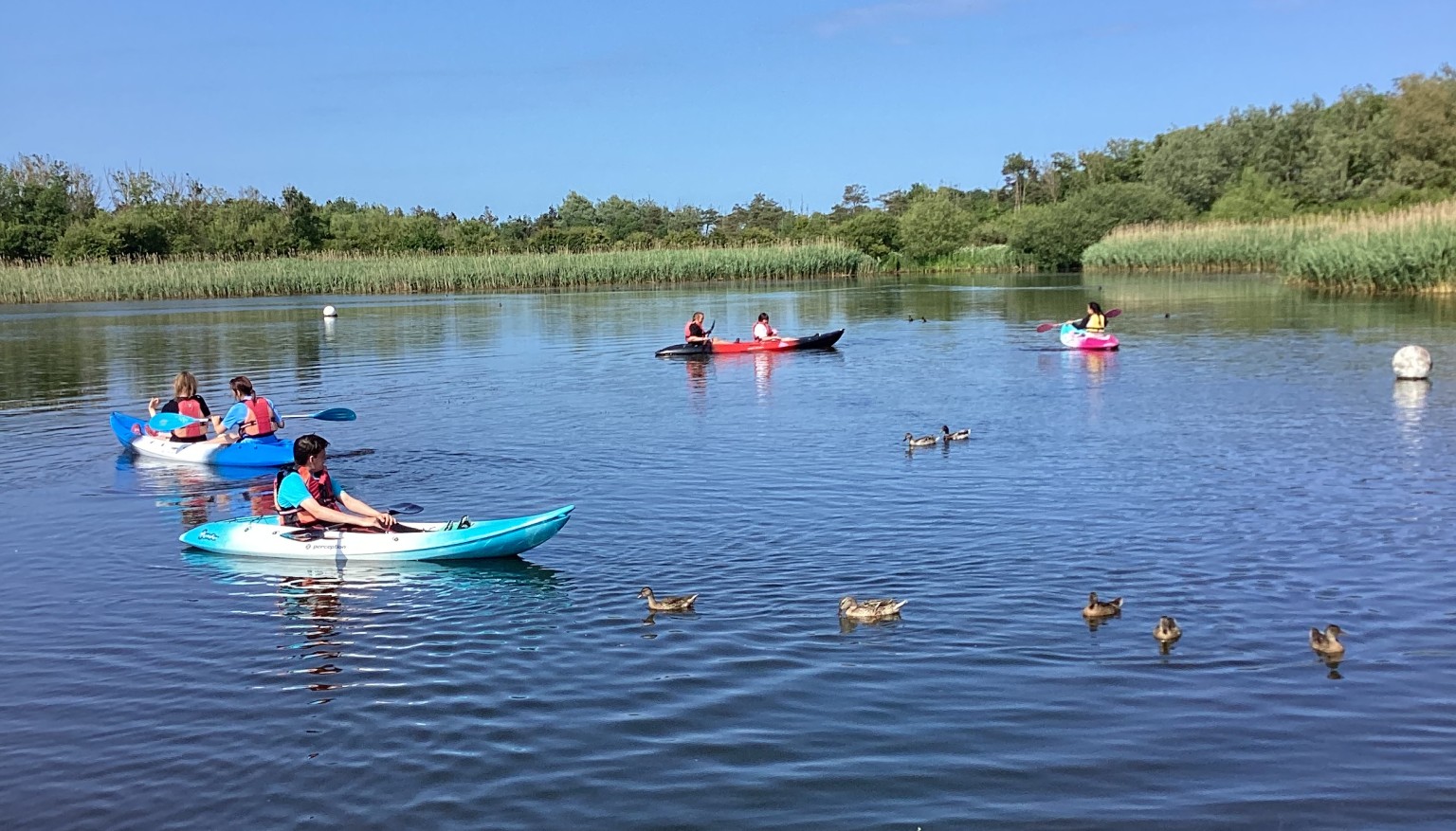 Participating in a variety of adventurous activities