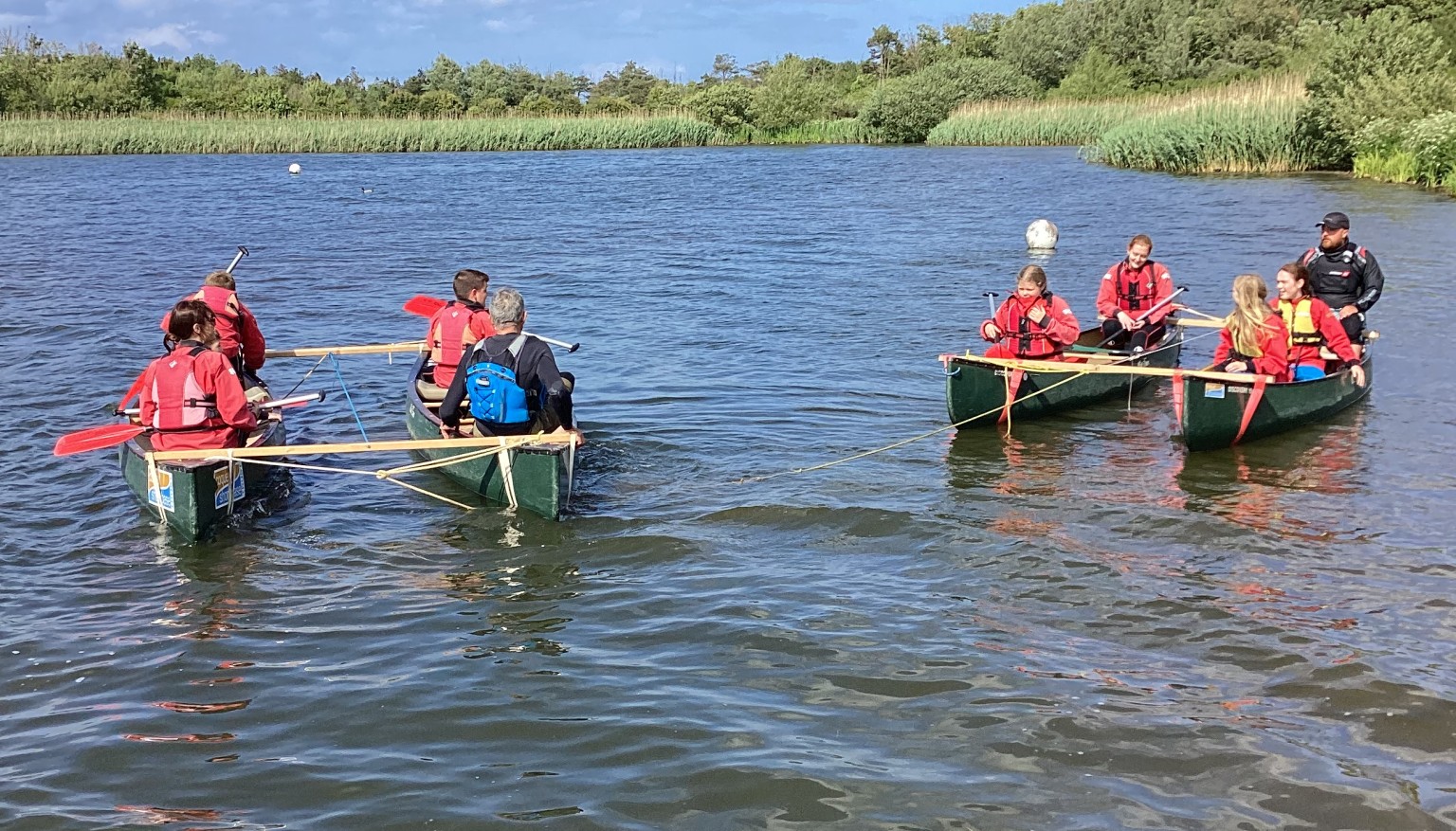 Participating in a variety of adventurous activities