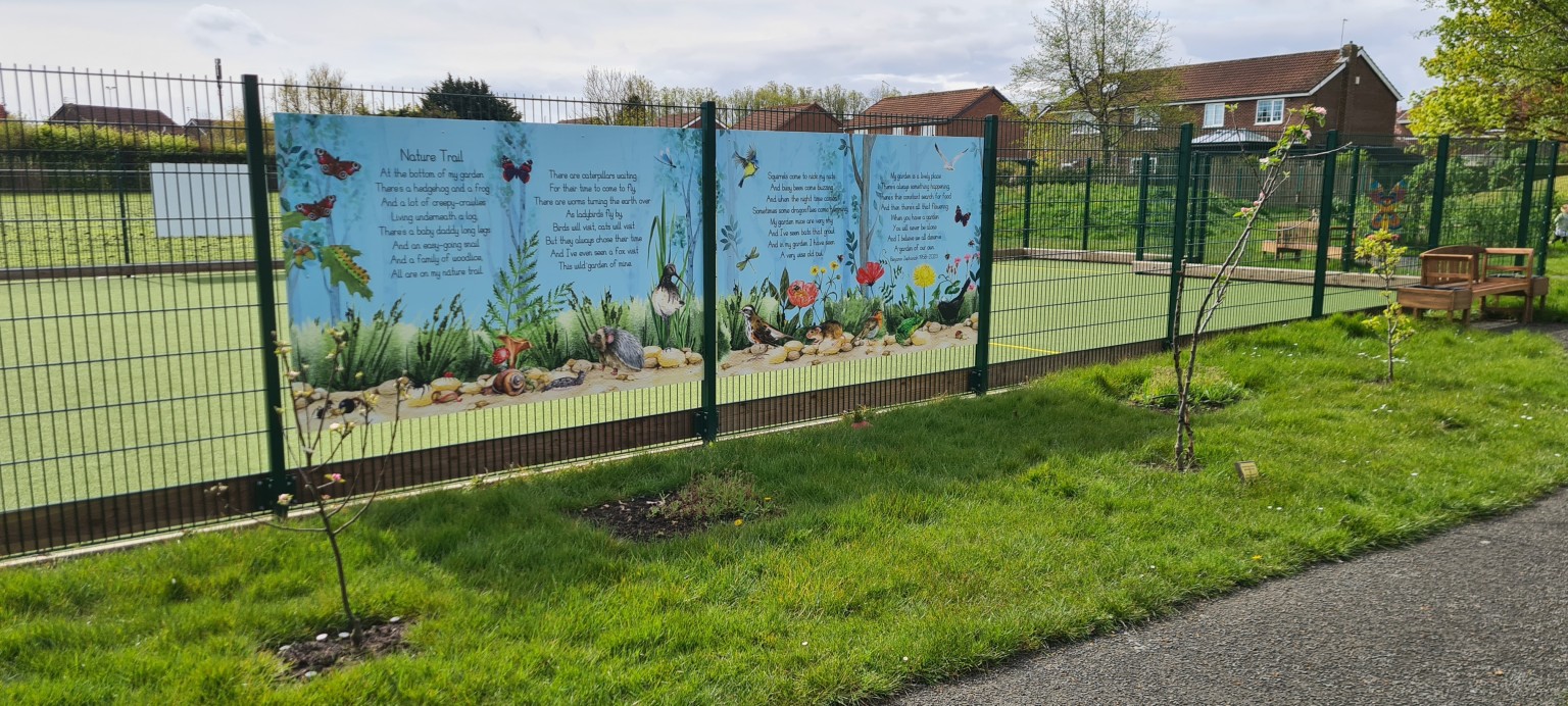 Outdoor Poetry Display
