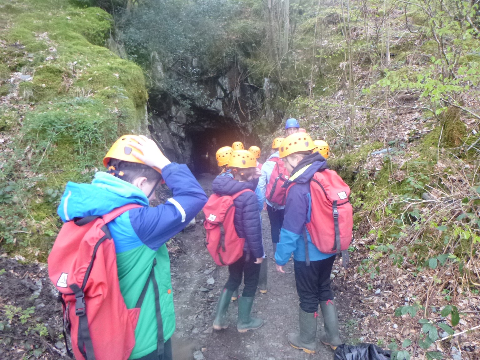 Caving at High Borrans