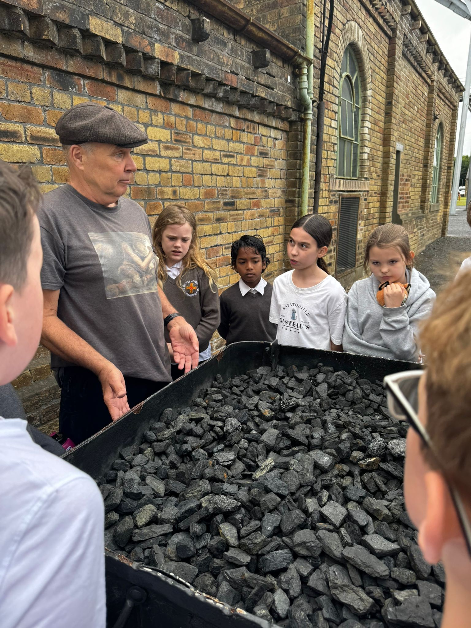 Learning all about Northumberland's mining heritage.