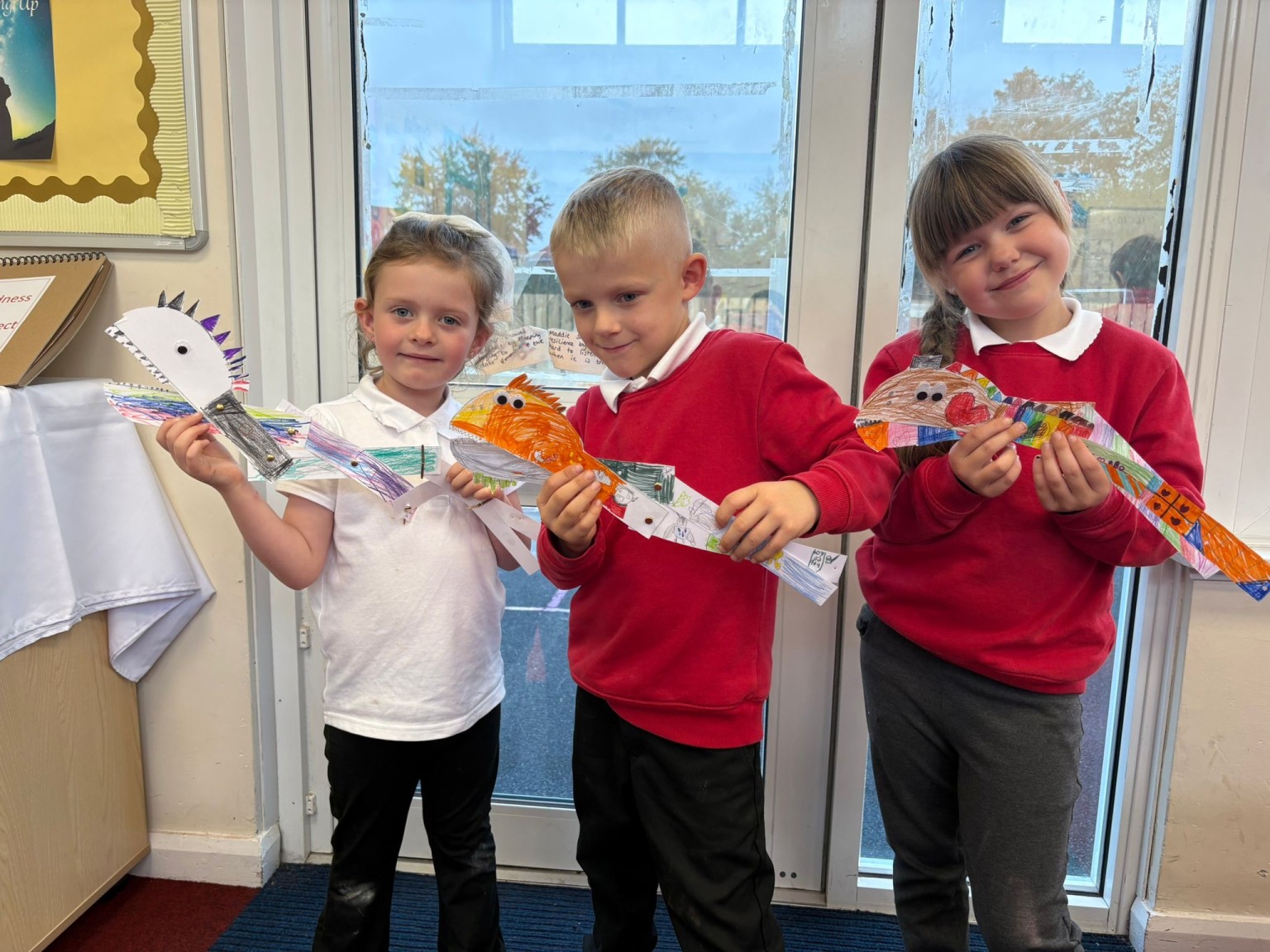 Year 2 loved designing and making their own moving monsters in Design Technology!