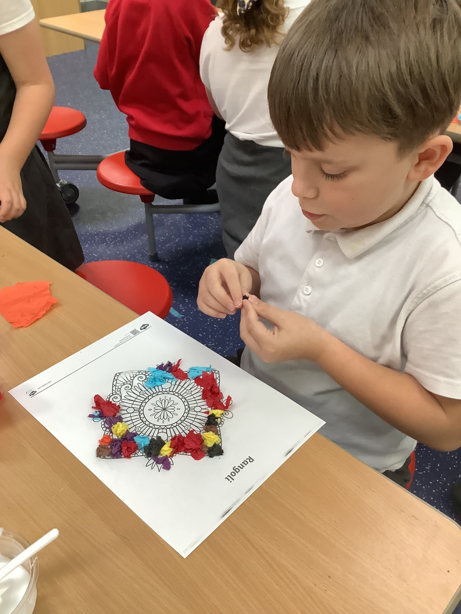 Rangoli for Diwali (Inter-faith week)