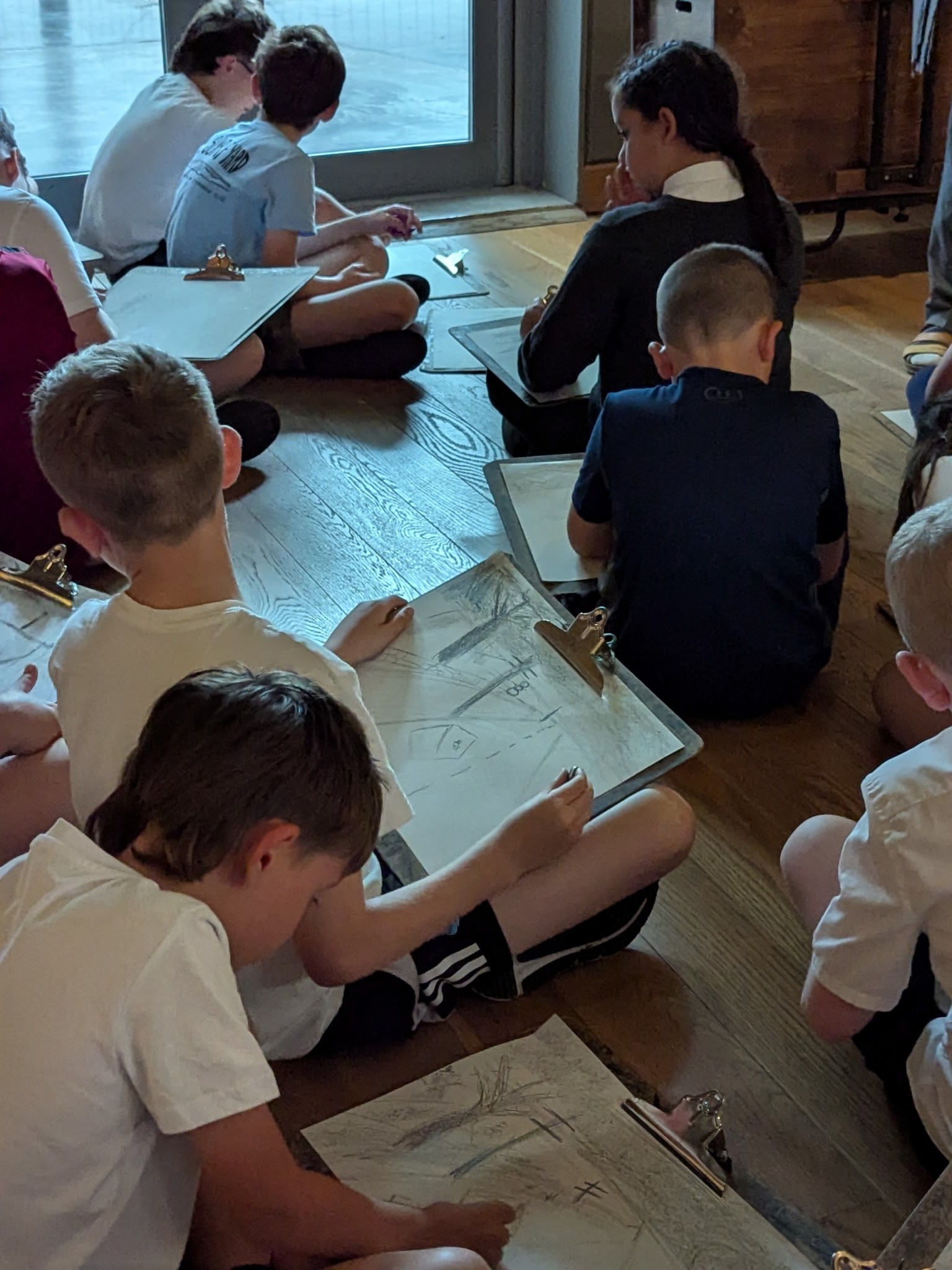 Learning all about Northumberland's mining heritage.