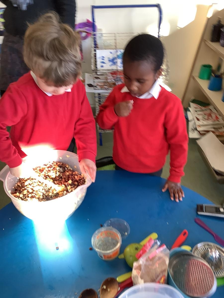 Making sweet mince for Christmas. 