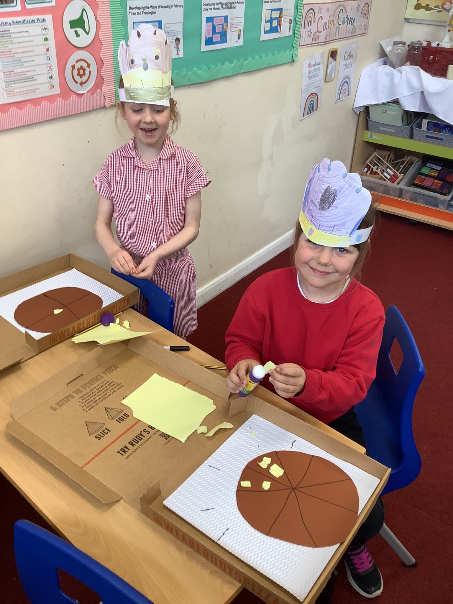 Fraction Pizza! Identifying 1 whole