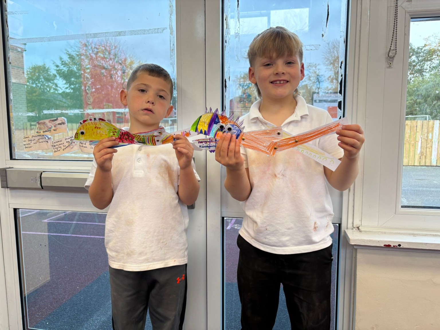 Year 2 loved designing and making their own moving monsters in Design Technology!