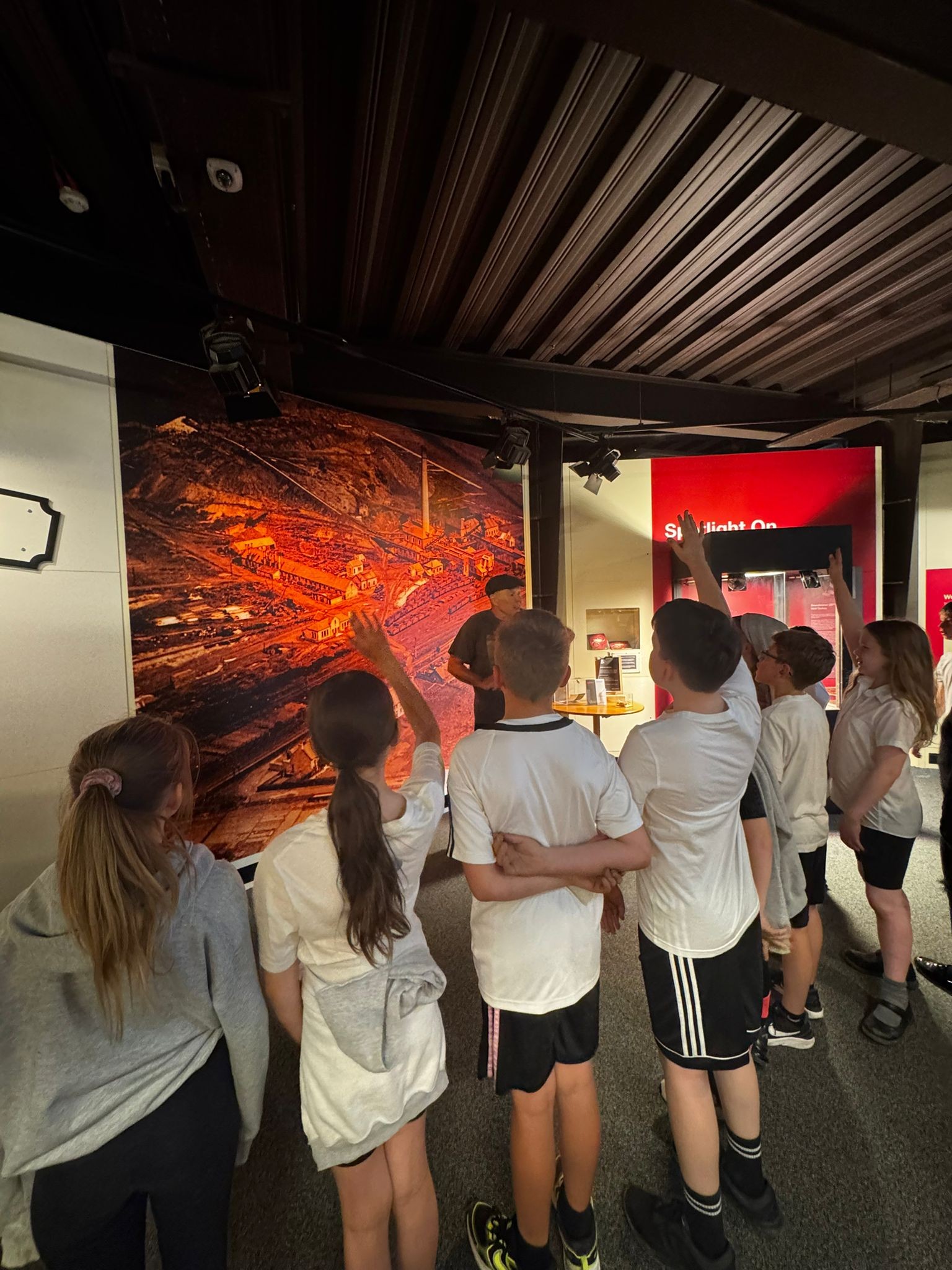 Learning all about Northumberland's mining heritage.