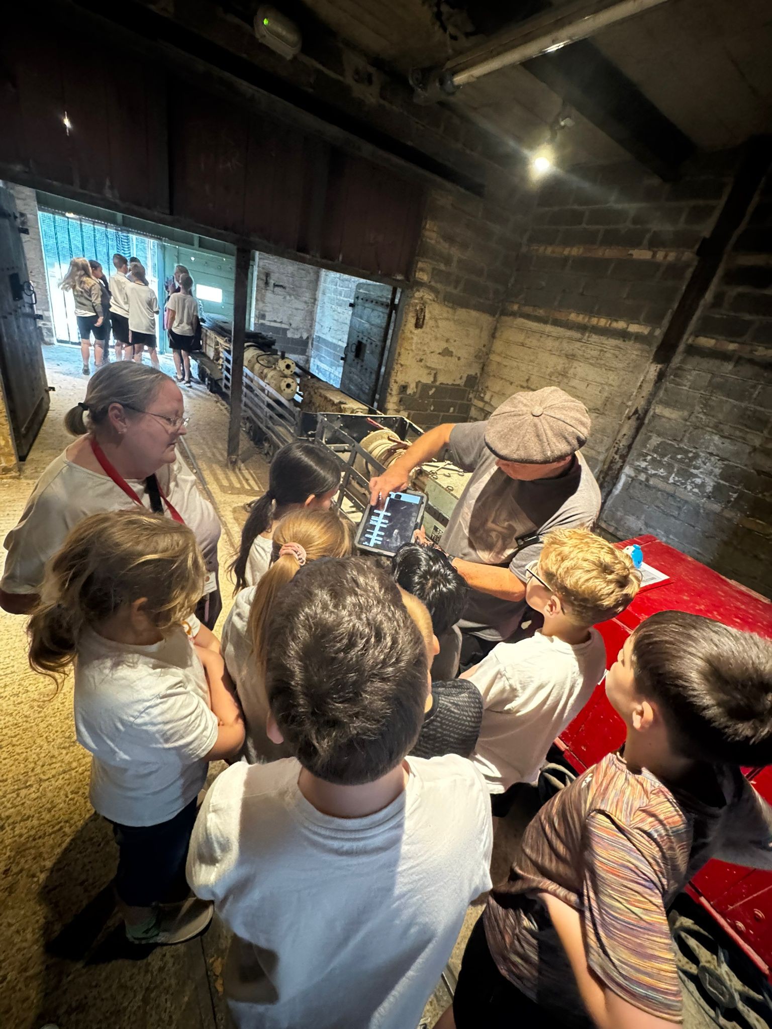 Learning all about Northumberland's mining heritage.