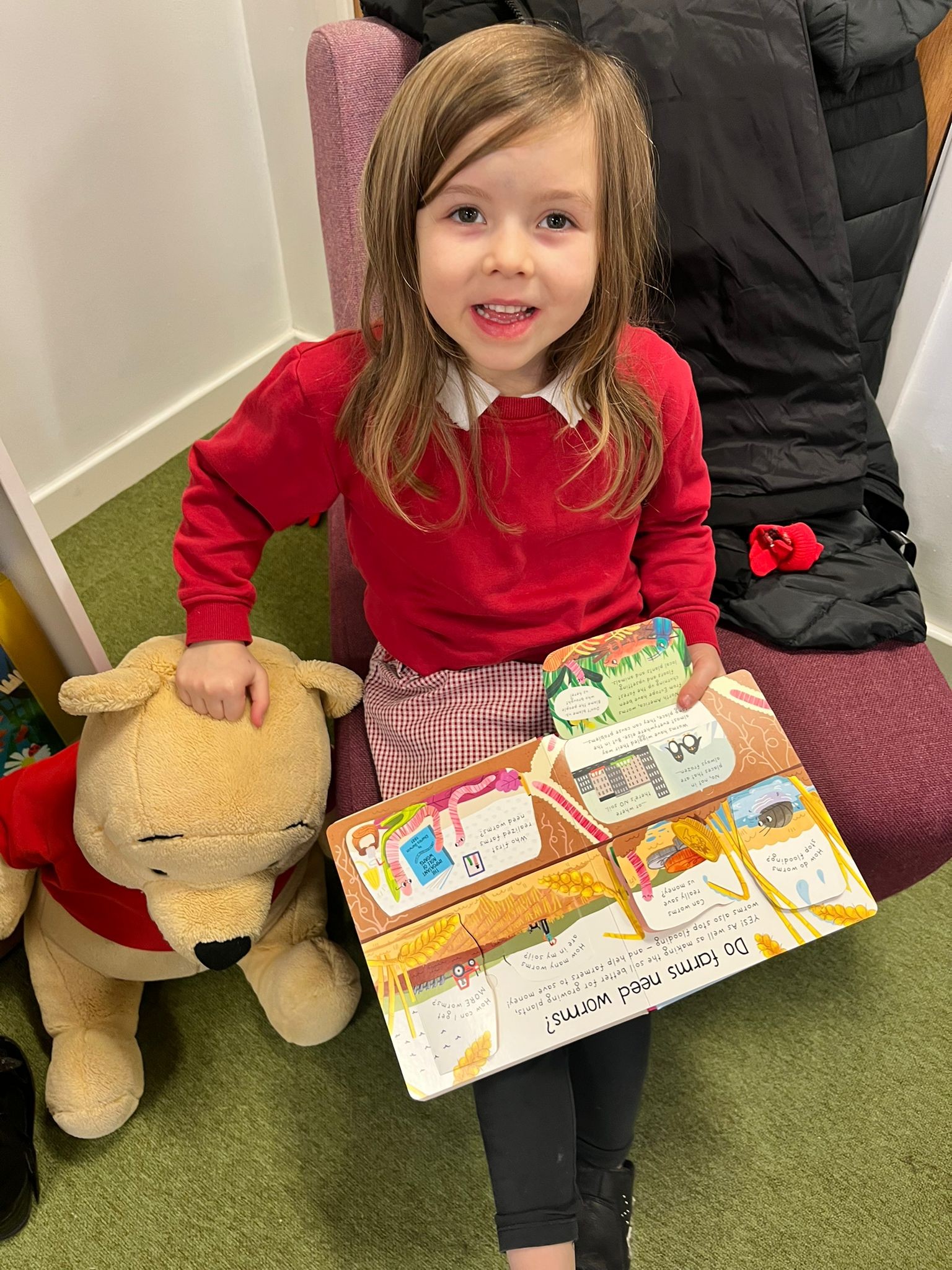 Promoting a love of reading with a visit to our local library.