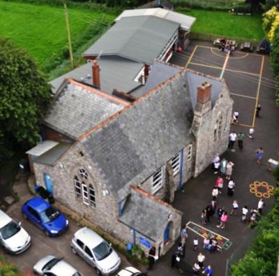 Birdseye view of the school 