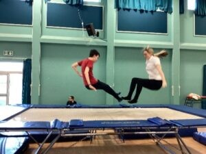 trampolining