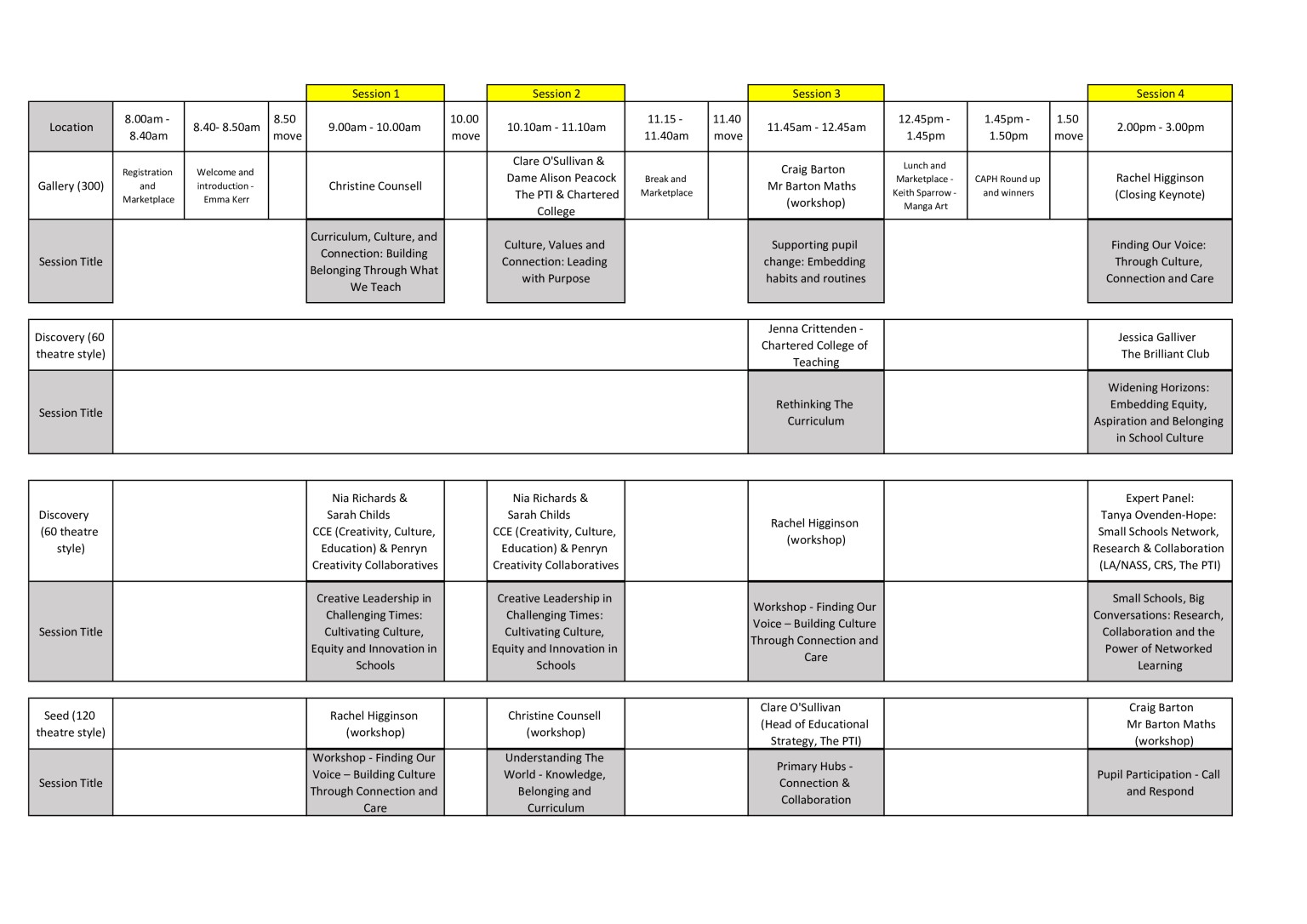 Agenda