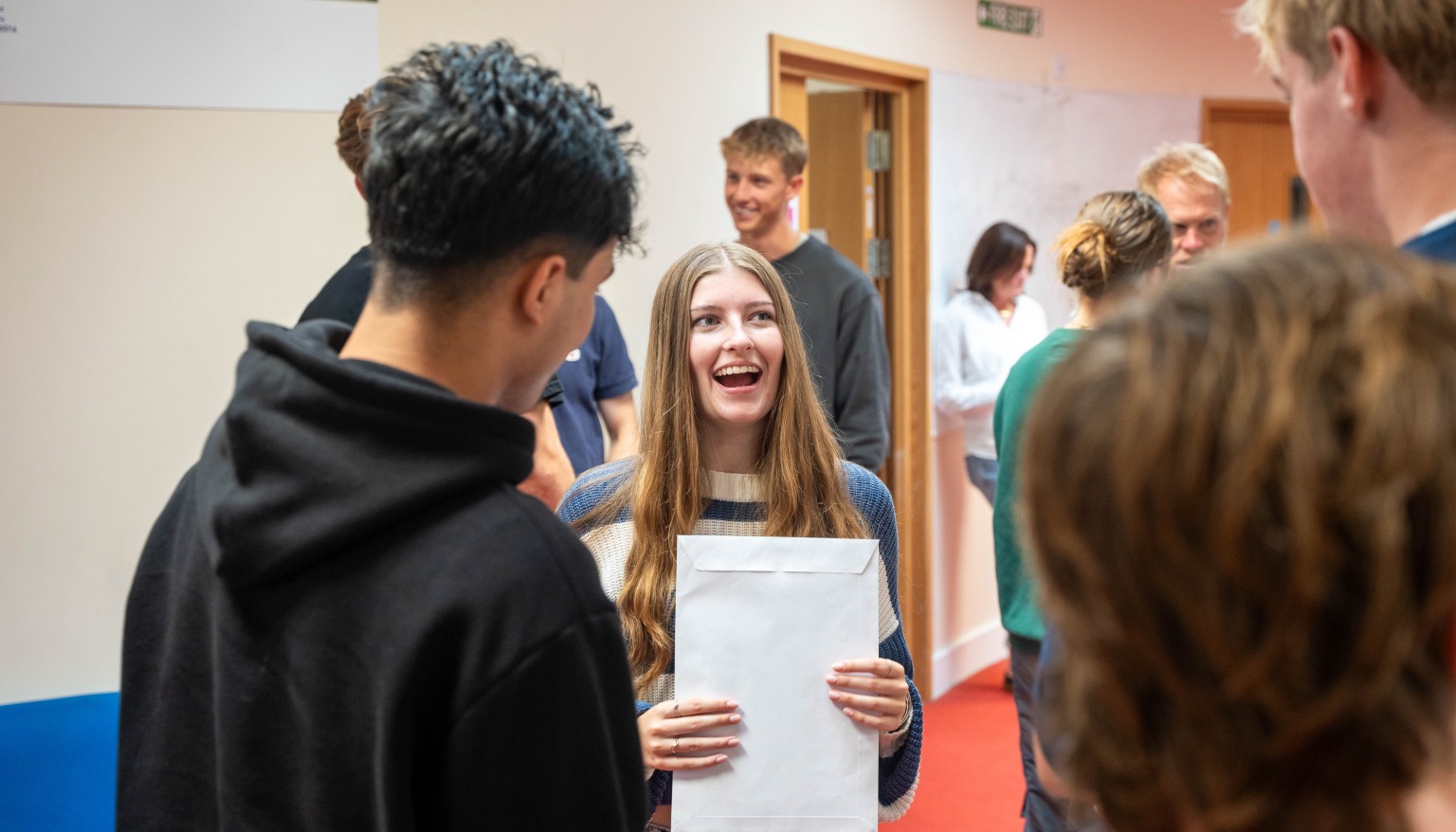 A level results day 2025 at Newquay Tretherras Sixth Form