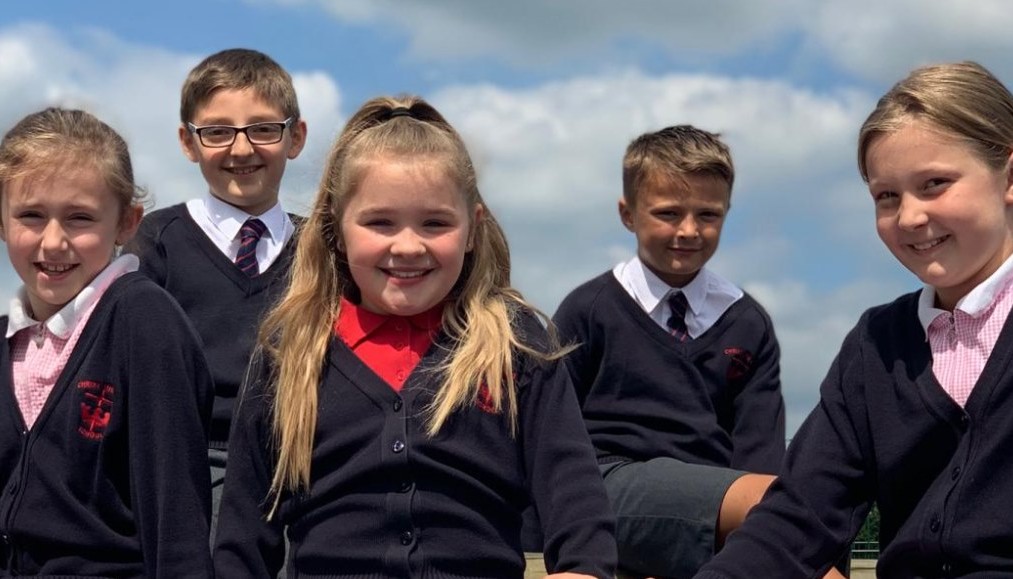 School children from Christ the King Catholic Primary School